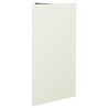 Jardinière blanc triangulaire 40x34,5x70 cm acier 