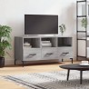 Meuble TV sonoma gris 102x36x50 cm bois d'ingénierie 