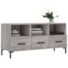 Meuble TV sonoma gris 102x36x50 cm bois d'ingénierie 