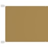 Auvent vertical Beige 180x1200 cm Tissu oxford 