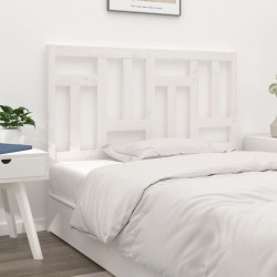 Tête de lit Blanc 155,5x4x100 cm Bois massif de pin 