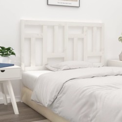 Tête de lit Blanc 155,5x4x100 cm Bois massif de pin 