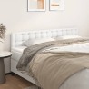 Têtes de lit 2 pcs Blanc 90x5x78/88 cm Similicuir 
