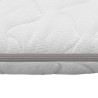 Sur-matelas 140 x 200 cm Mousse à mémoire de forme Visco 6 cm 