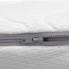 Sur-matelas 140 x 200 cm Mousse à mémoire de forme Visco 6 cm 