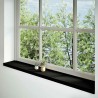 Appuis de fenêtre 2 pcs marron foncé bois de chêne massif 