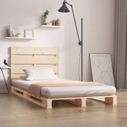 Cadre de lit sans matelas 90x200 cm bois de pin massif 