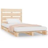 Cadre de lit sans matelas 90x200 cm bois de pin massif 