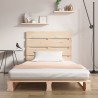 Cadre de lit sans matelas 90x200 cm bois de pin massif 