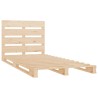 Cadre de lit sans matelas 90x200 cm bois de pin massif 