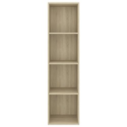 Meuble TV mural Chêne sonoma 37x37x142,5 cm Bois d’ingénierie 