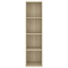 Meuble TV mural Chêne sonoma 37x37x142,5 cm Bois d’ingénierie 