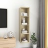 Meuble TV mural Chêne sonoma 37x37x142,5 cm Bois d’ingénierie 