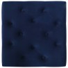 Tabouret Bleu marine 60x60x36 cm Velours 