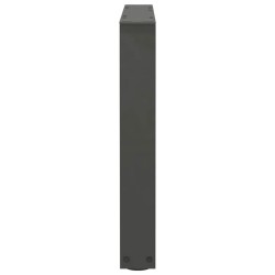 Pieds de table basse en forme de V, 2 pièces, anthracite, 50 x (42-43,3) cm, acier 