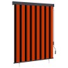 Store roulant d'extérieur 140x250 cm Orange et marron 