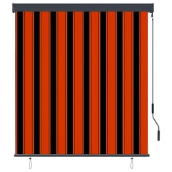 Store roulant d'extérieur 140x250 cm Orange et marron 