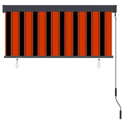 Store roulant d'extérieur 140x250 cm Orange et marron 