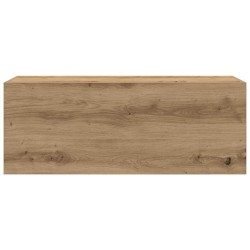 Armoire murale de bain chêne artisanal bois d'ingénierie 
