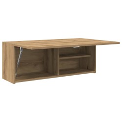 Armoire murale de bain chêne artisanal bois d'ingénierie 