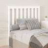 Tête de lit Blanc 106x6x101 cm Bois massif de pin 