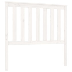 Tête de lit Blanc 106x6x101 cm Bois massif de pin 