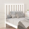 Tête de lit Blanc 106x6x101 cm Bois massif de pin 