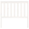 Tête de lit Blanc 106x6x101 cm Bois massif de pin 