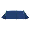 Tente de camping 4 personnes Bleu marine et vert 
