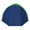 Tente de camping 4 personnes Bleu marine et vert 