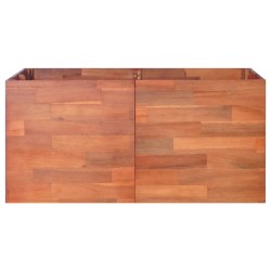 Lit surélevé de jardin Bois d'acacia 100x100x50 cm 