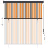 Store roulant d'extérieur 140x250 cm Jaune et bleu 