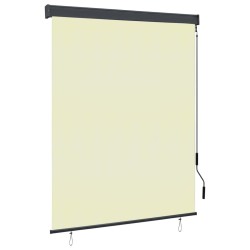 Store roulant d'extérieur 140 x 250 cm Crème 