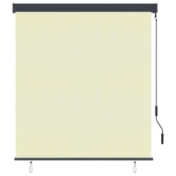 Store roulant d'extérieur 140 x 250 cm Crème 