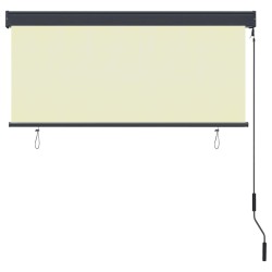 Store roulant d'extérieur 140 x 250 cm Crème 