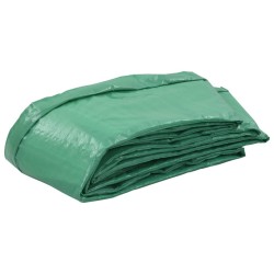 Coussin de sécurité PE Vert pour trampoline rond 4,26 m 