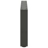 Pieds de table basse Anthracite 2 pièces 60 x (30-31) cm Acier 