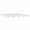 Lit de palette sans matelas blanc bois massif 
