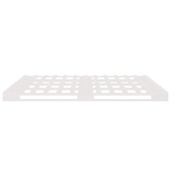 Lit de palette sans matelas blanc bois massif 