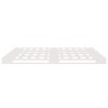 Lit de palette sans matelas blanc bois massif 