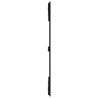 Tête de lit murale Noir 140x3x110 cm Bois massif de pin 