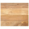 Dessus de table 60x50x3,8 cm rectangulaire bois massif manguier 