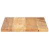 Dessus de table 60x50x3,8 cm rectangulaire bois massif manguier 