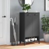 Armoire à chaussures VIKEN gris anthracite bois d'ingénierie 