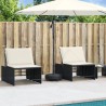 Base de parasol avec roues pour mâts Ø38 / 48 mm 27 kg rond 