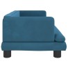 Canapé pour enfants bleu 80x45x30 cm velours 
