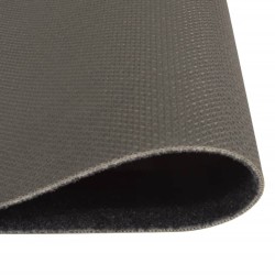 Tapis de cuisine lavable impression café noir 60x300 cm velours 