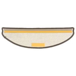 Tapis de marches d'escalier 15 pcs Gris 65x21x4 cm 