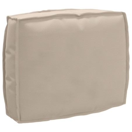 Set de coussins de palette 2 pièces taupe en tissu oxford 