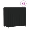 Housses pour portant de bois de chauffage 2 pcs 122x61x106 cm 
